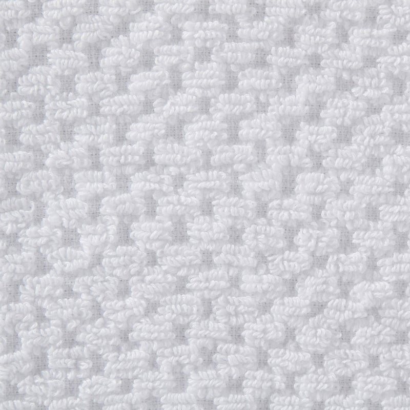 SKL Home by Saturday Knight Ltd. Monogram "K" Bath and Hand Towel Set, White, 4-pack - Image 4